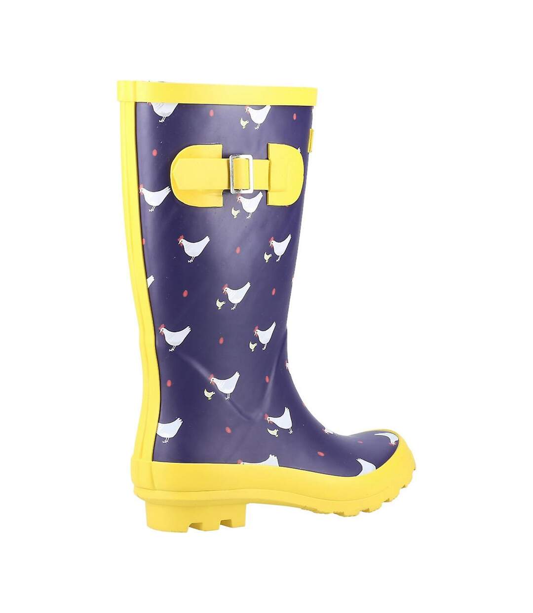 Bottes de pluie farmyard enfant bleu marine / jaune Cotswold-4