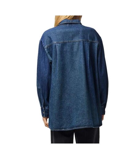 Chemise bleu foncé femme pieces maisie