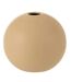 Vase Design Boule Céramique 18cm Beige-1