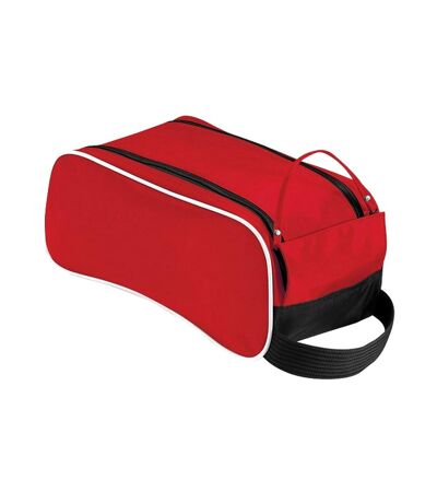 Quadra Teamwear Shoe Bag (Red/Black/White) (One Size) - UTPC6571