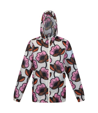 Regatta Womens/Ladies Orla Kiely Pack-It Passion Flower Waterproof Jacket (Fuchsia) - UTRG9193