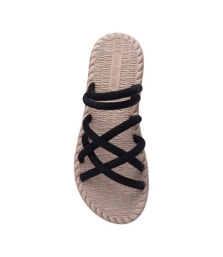 Tongs Laila Femme Noir Iguana
