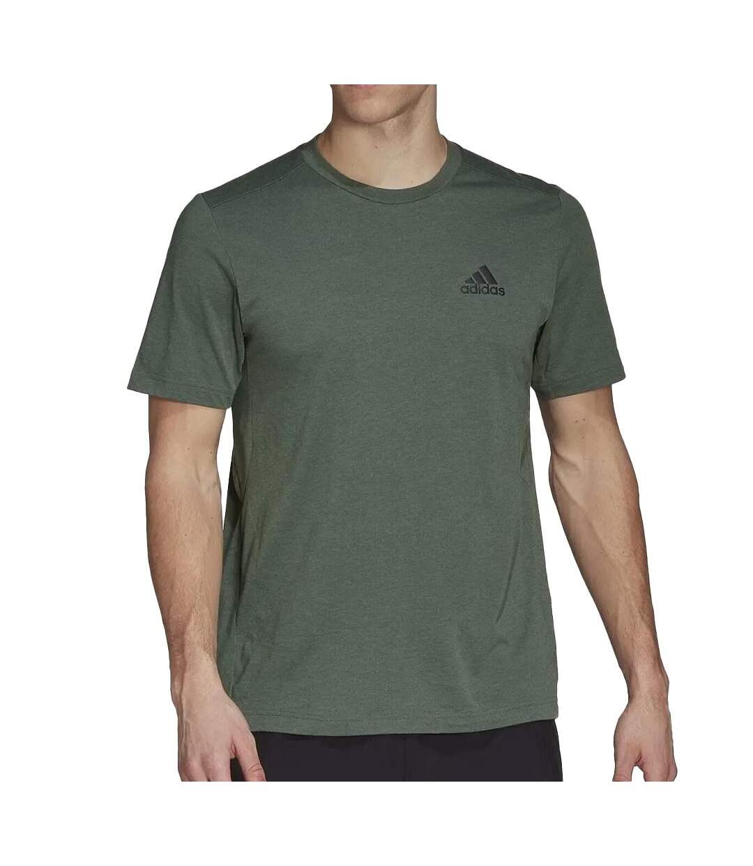 T-Shirt vert homme adidas m fr-1