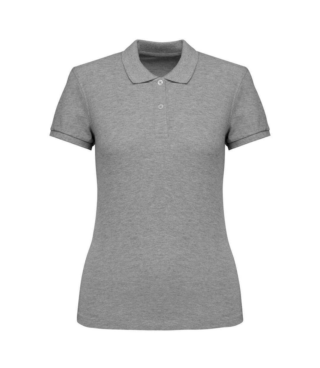 Polo femme gris clair / gris Native Spirit