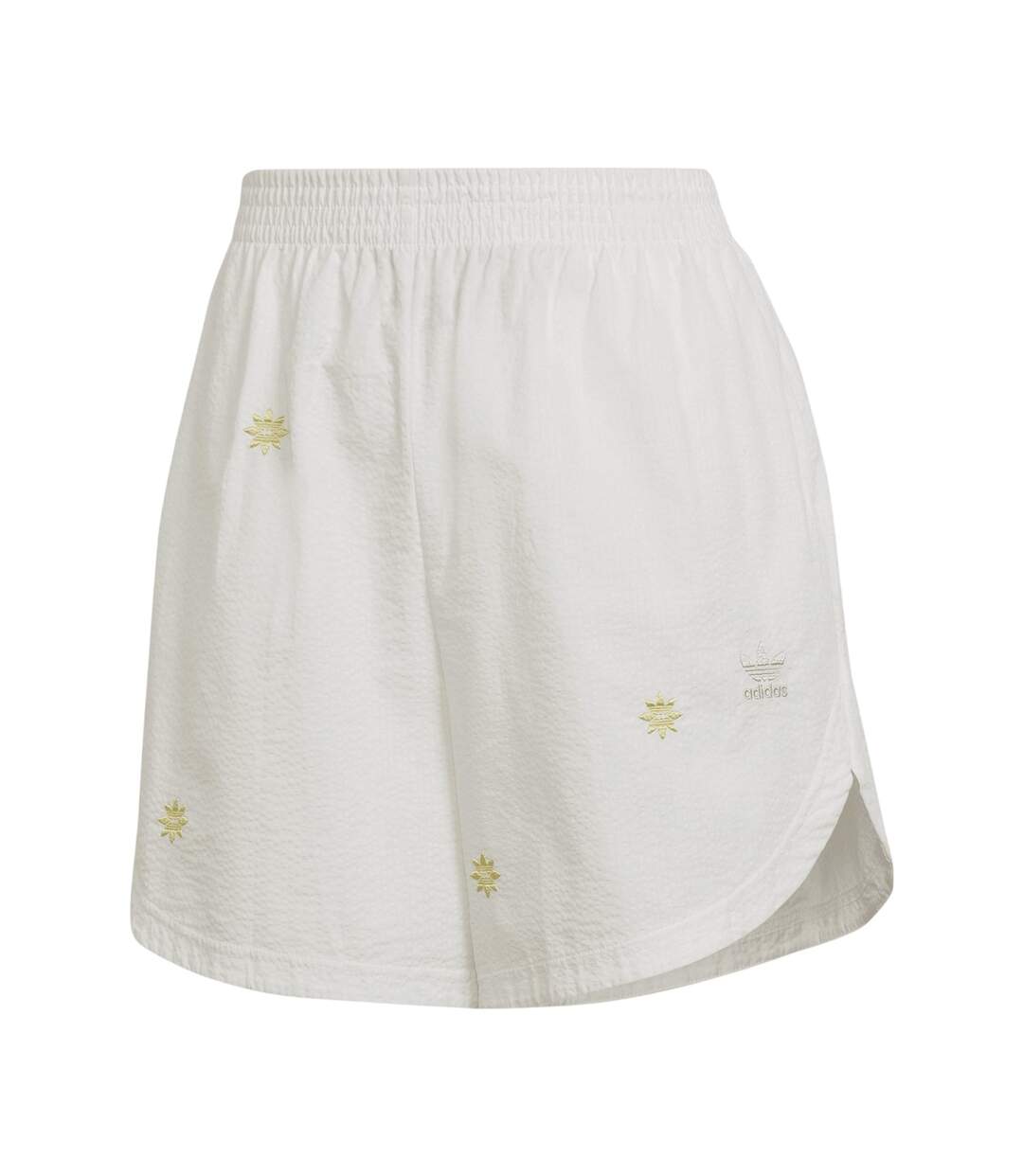 Short De Jogging Motif/style Logo Femme Blanc Adidas-1