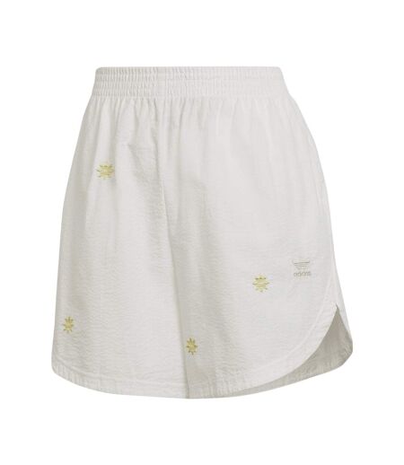 Short De Jogging Motif/style Logo Femme Blanc Adidas