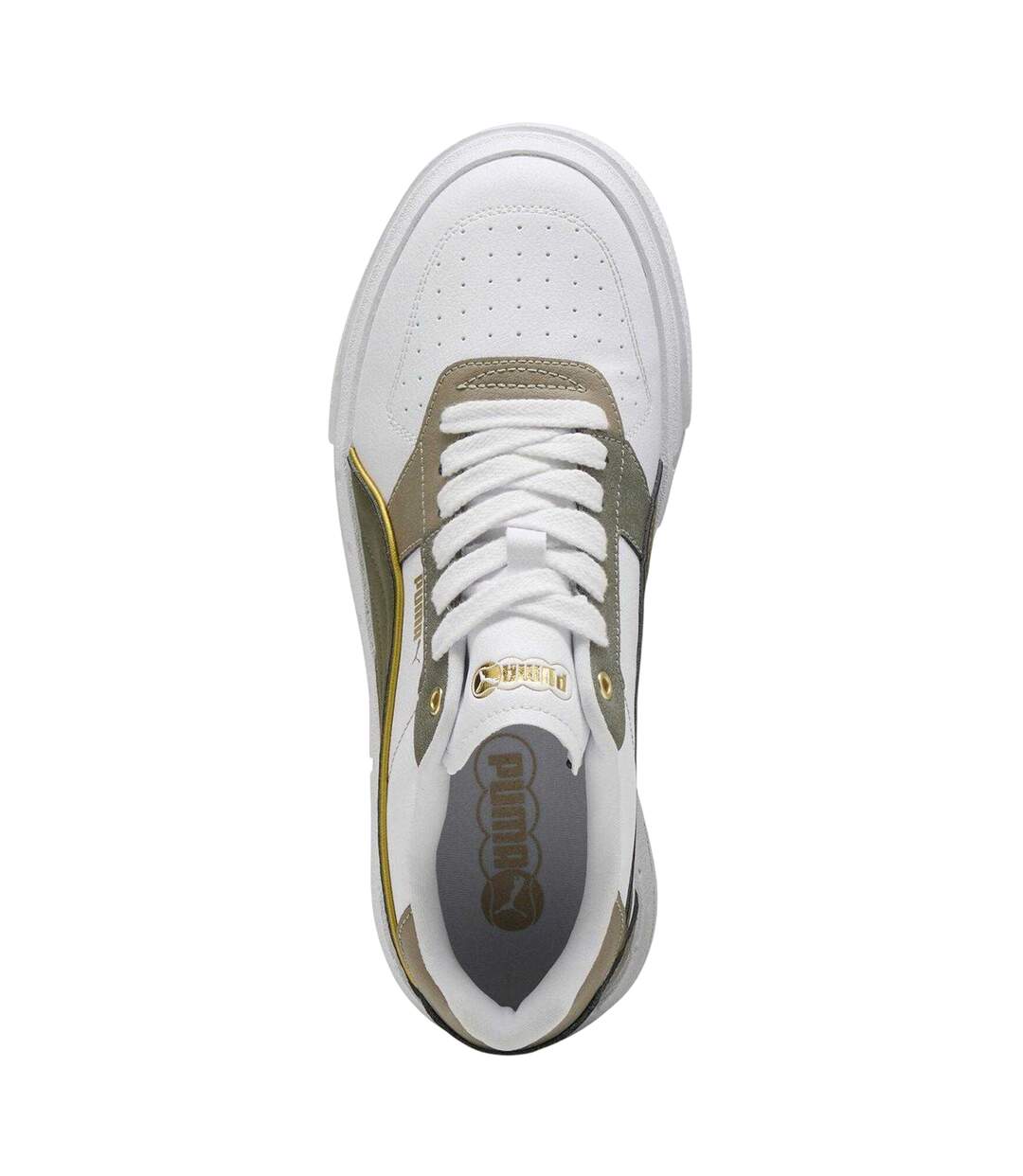 Womens/ladies Cali Court Trainers Navy White Blue Puma-3