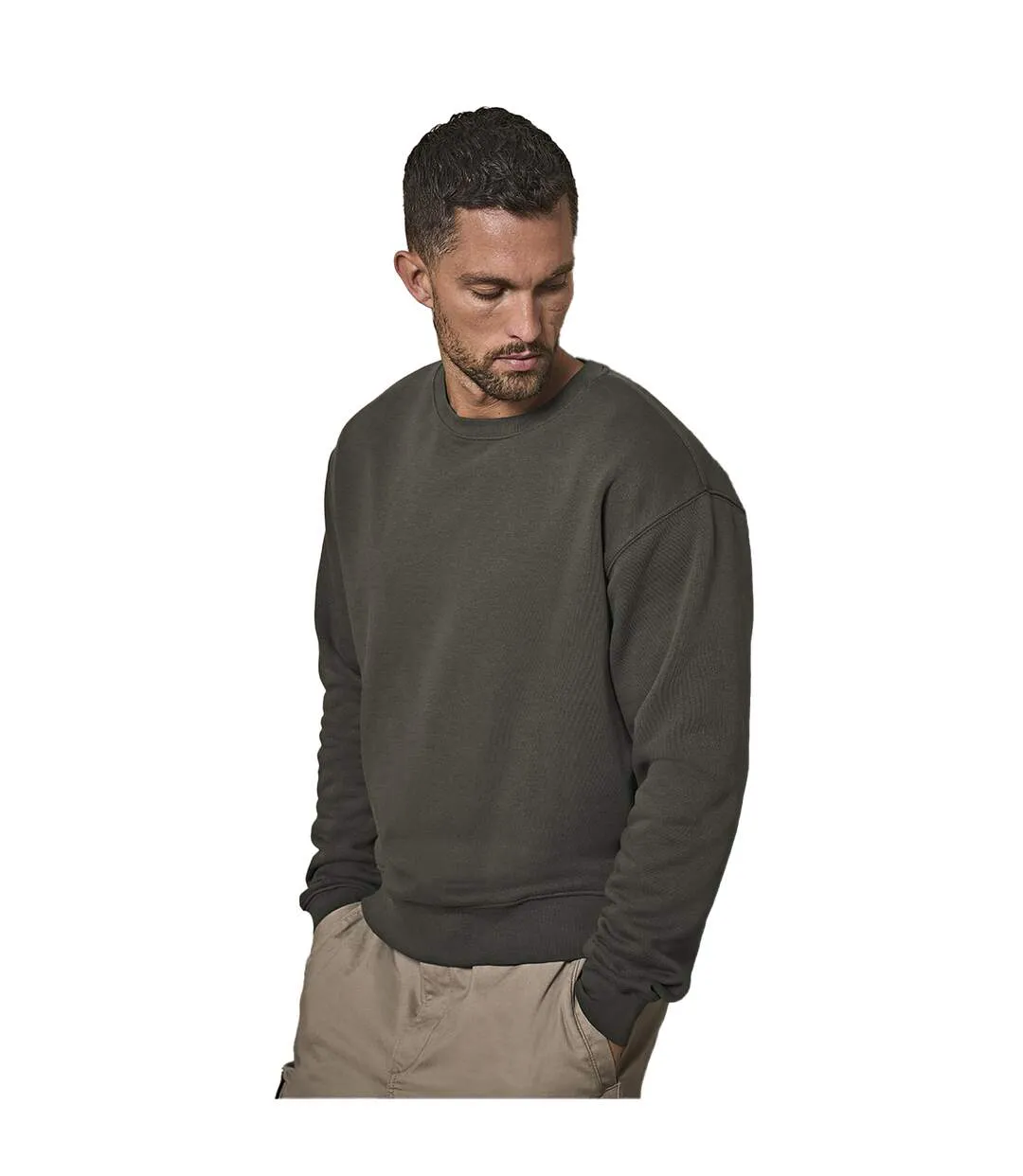 Mens Heavy Sweatshirt Deep Green Tee Jays-1