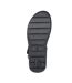 Womens/ladies Shimmer Touch Fastening Sandals Black Shimmer Boulevard-2
