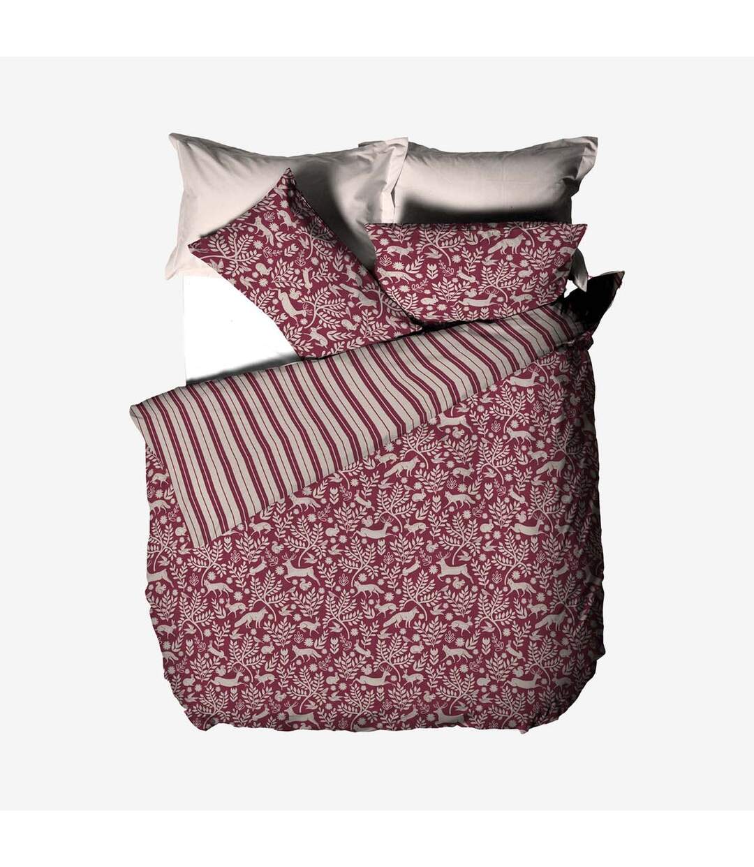 Riva paoletti skandi  duvet cover set wild berry Woodland-1