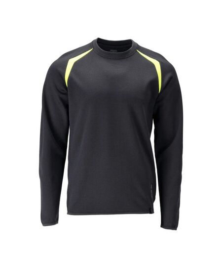 Sweat Accelerate Multisafe Homme Bleu Marine Foncé Jaune Fluo Mascot
