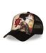 Casquette trucker imprimée avec filet  et logo brodé Last Kiss Rock'n Free Life-1