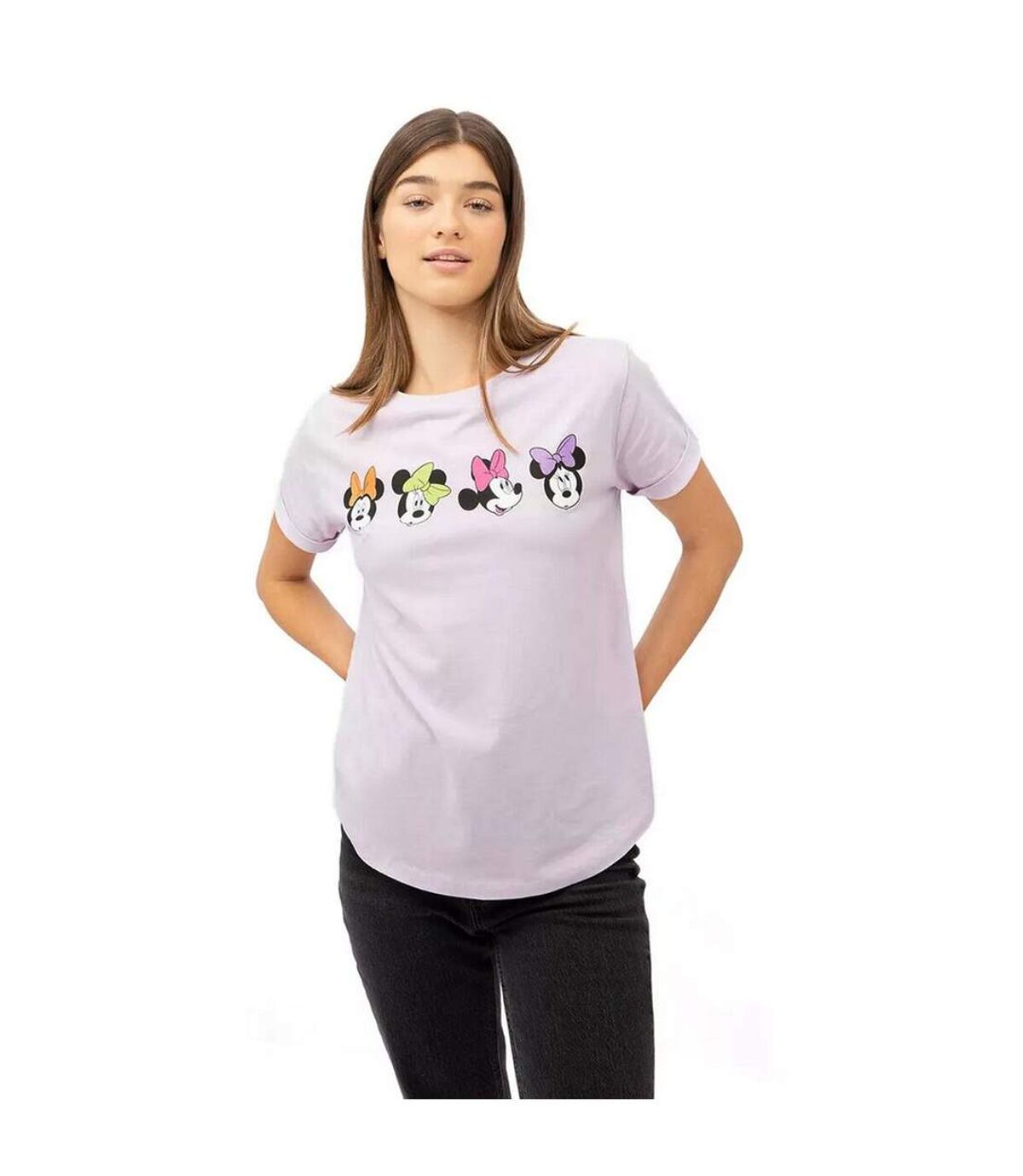 Disney - T-shirt EXPRESSIONS - Femme (Lavande) - UTTV1293