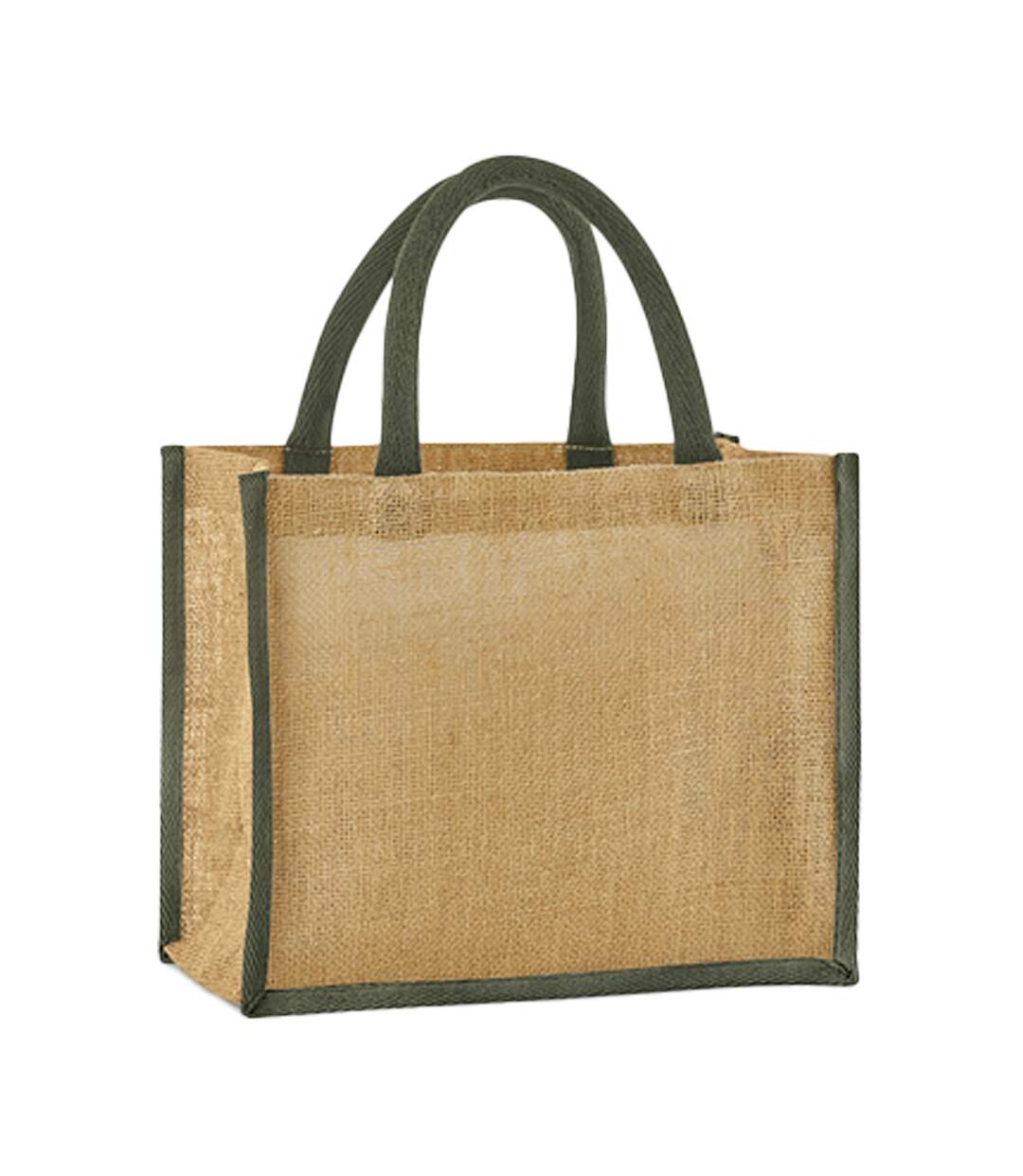 Tote Bag Motif/style Mi-longue Taille Unique Beige Pâle Vert Olive Westford Mill-1
