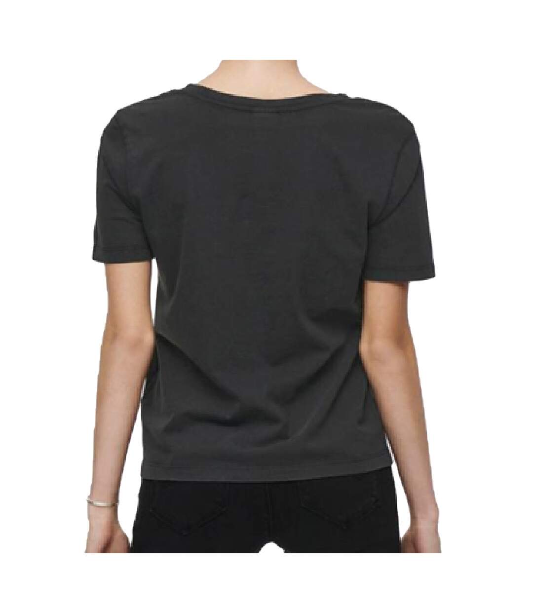 T-shirt Noir Femme JDY Farock-2