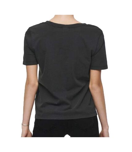 T-shirt Noir Femme JDY Farock