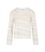Pull beige/blanc femme morgan mtigra-2
