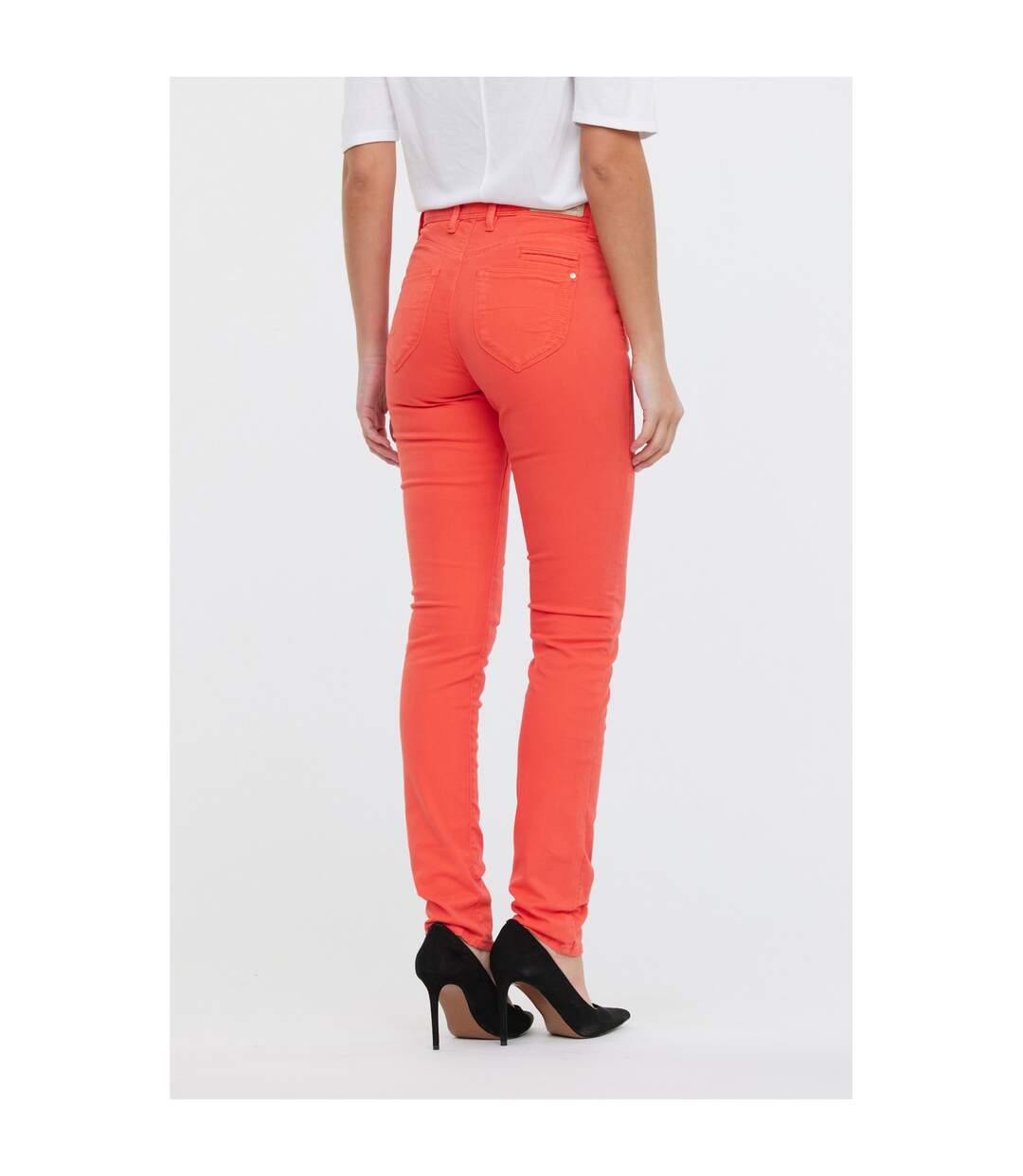 Pantalon coton slim JANA