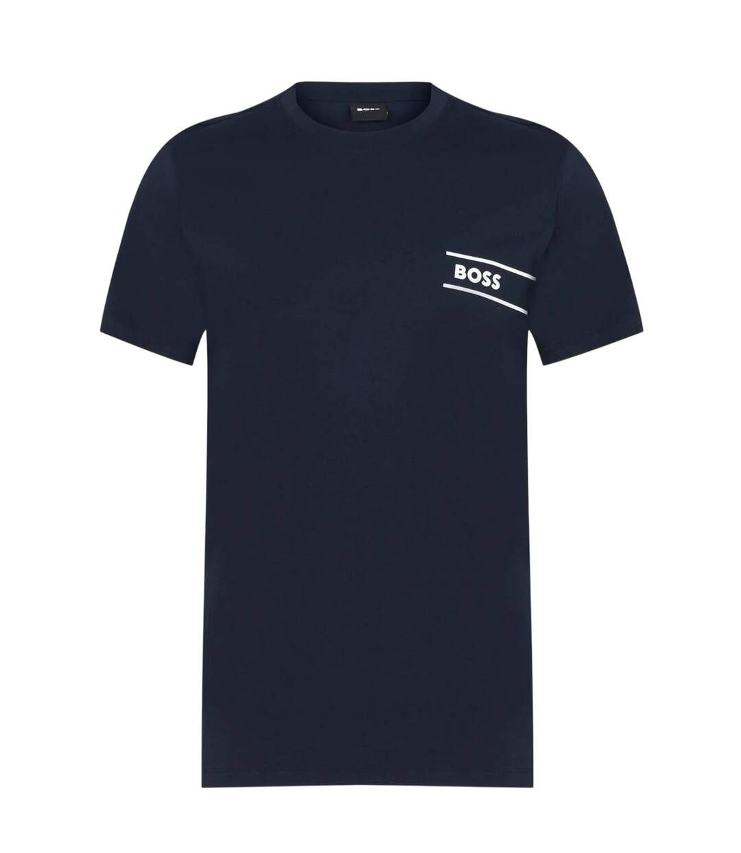 T-shirt Motif/style Logo Hbw Homme Bleu Foncé Boss-1