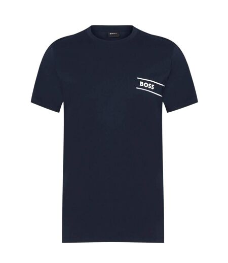 T-shirt Motif/style Logo Hbw Homme Bleu Foncé Boss