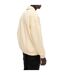 Mens Darasail Logo Zip Neck Sweatshirt Beige Hugo-2