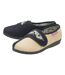 Ladies Adjustable Wide Fit Floral Slippers-3