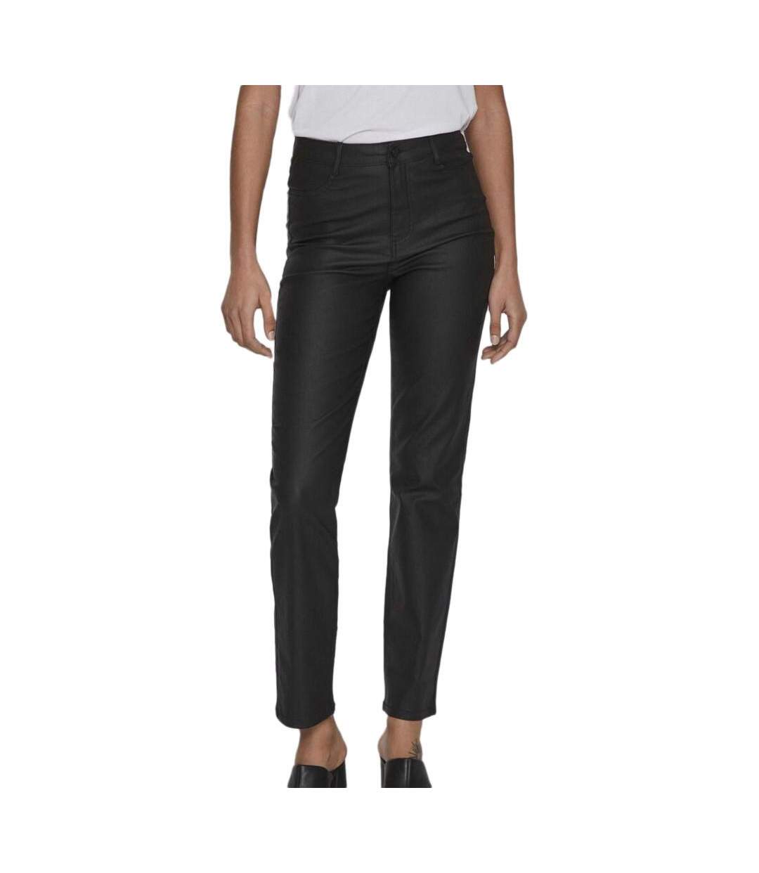 Jean Enduit Noir Femme Vila Commit - XS-1