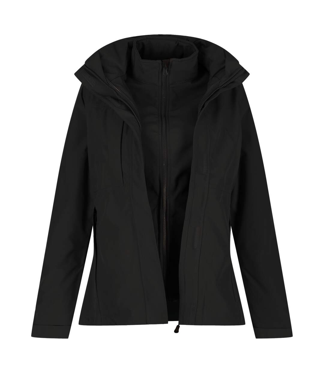 Professional kingsley veste imperméable 3en1 femme noir Regatta