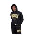 Sweat À Capuche Kansas Homme Noir Jaune Mercier-3