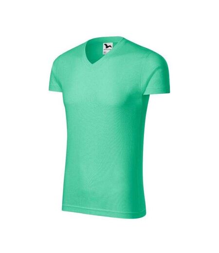 T-shirt Homme Turquoise Pâle Malfini