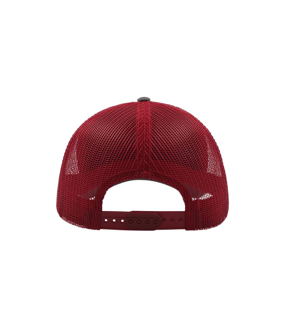 Casquette style trucker rapper mixte gris / rouge Atlantis-2