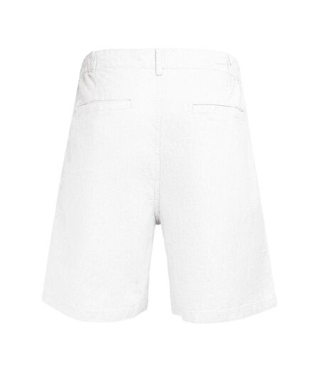 Short chino blanc homme teddy smith linen
