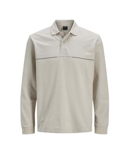 Polo beige homme jack & jones copacer - l