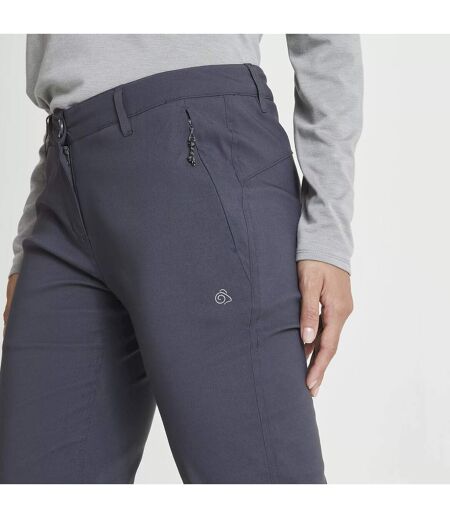 Womens/ladies kiwi pro ii hiking trousers graphite Craghoppers