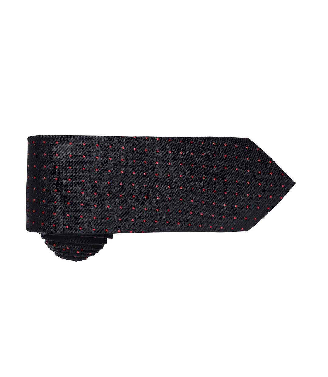 Premier Mens Micro Dot Pattern Formal Work Tie (One Size) (Black/ Red) - UTRW5234-2