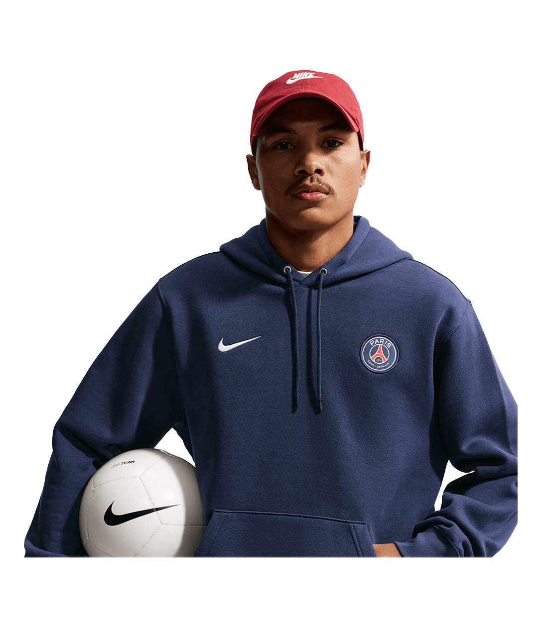 Sweat À Capuche Motif/style Paris Saint-germain Homme Bleu Marine Nike-3