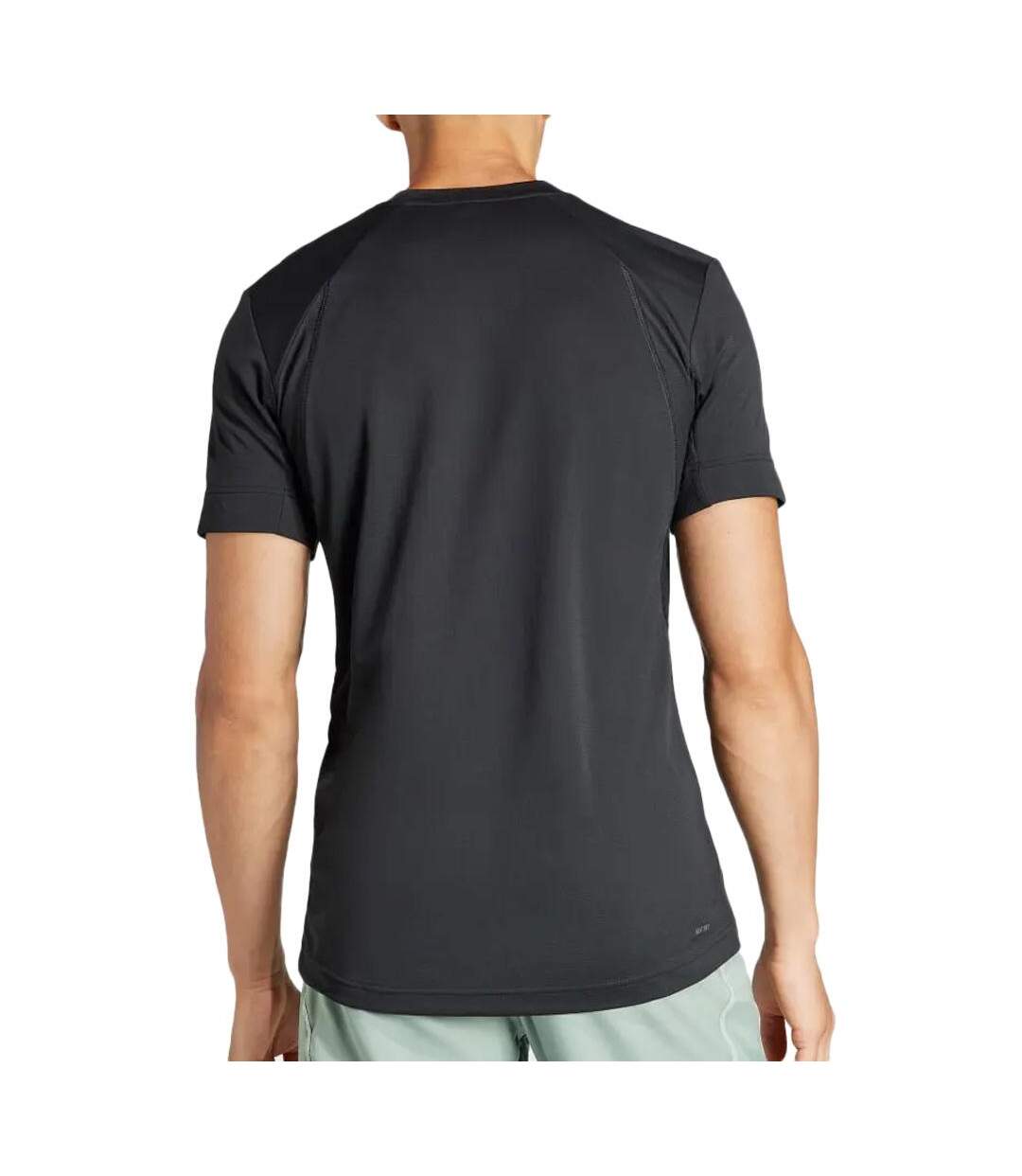 T-Shirt noir homme adidas freelift-2