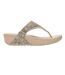 Sandales Motif/style Paillettes Femme Blanc Cassé Argenté FitFlop-2