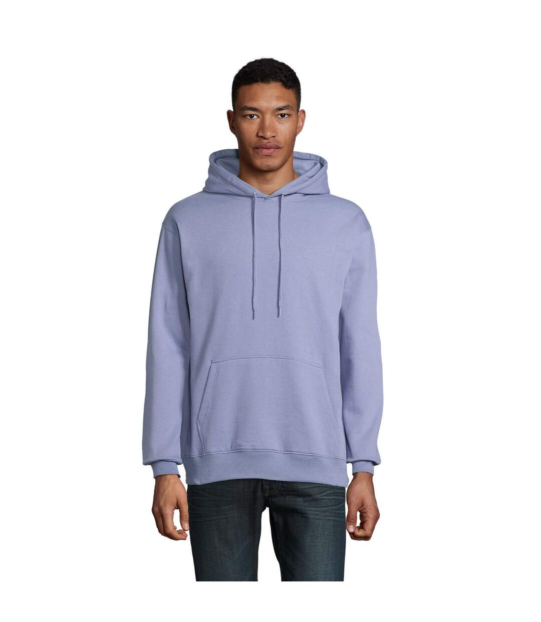 Sweat À Capuche Condor Adulte Bleu SOLS-1