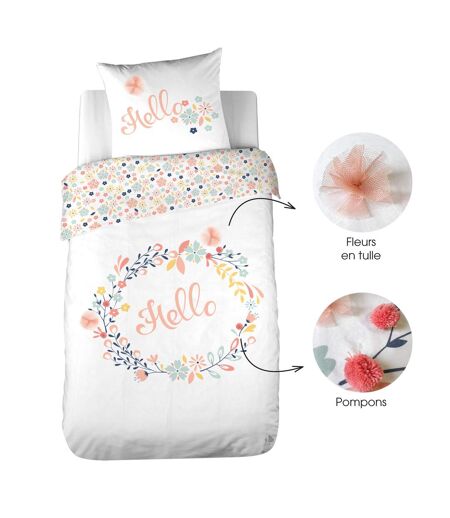 Parure de lit HELLO coton BCI adouci