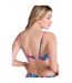 Haut De Maillot De Bain Motif/style Fleurs Docks Femme Violet Animal-3