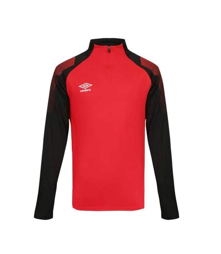 Sweat Rouge/Noire Homme Umbro Chal - XXL