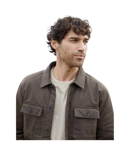 Veste-chemise Motif/style Motif Écossais Homme Marron Threadbare