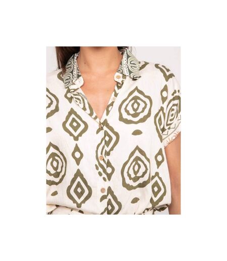 Chemise manches courtes motifs OFELIA - Dona X Lisa