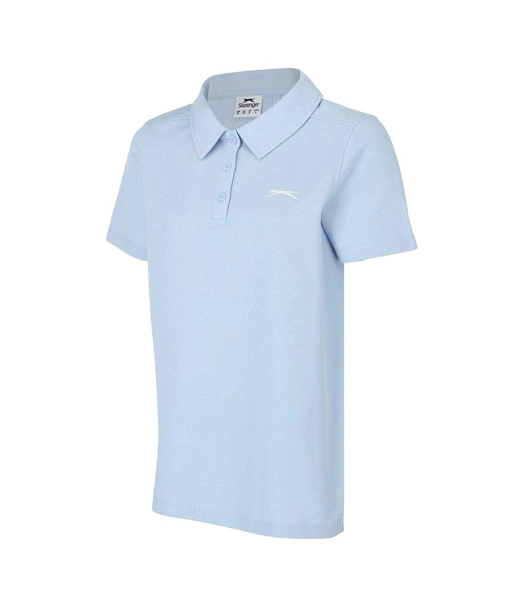 Polo Motif/style Logo Femme Bleu Slazenger-3