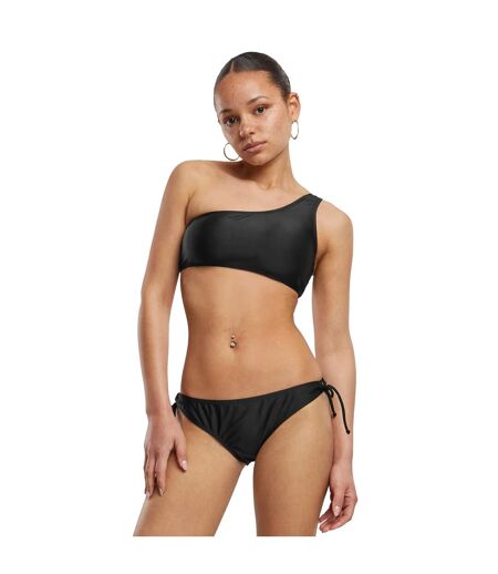 Womens/ladies Asymmetric Bikini Black Urban Classics