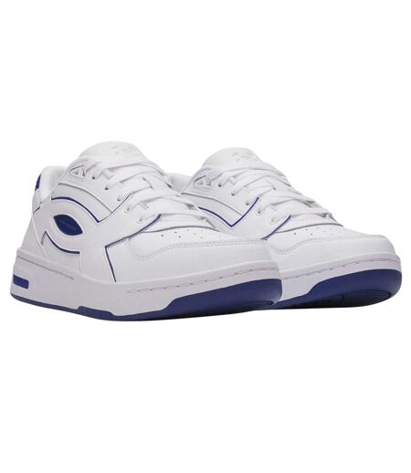 Mens Low Cut Trainers White Royal Blue Under Armour