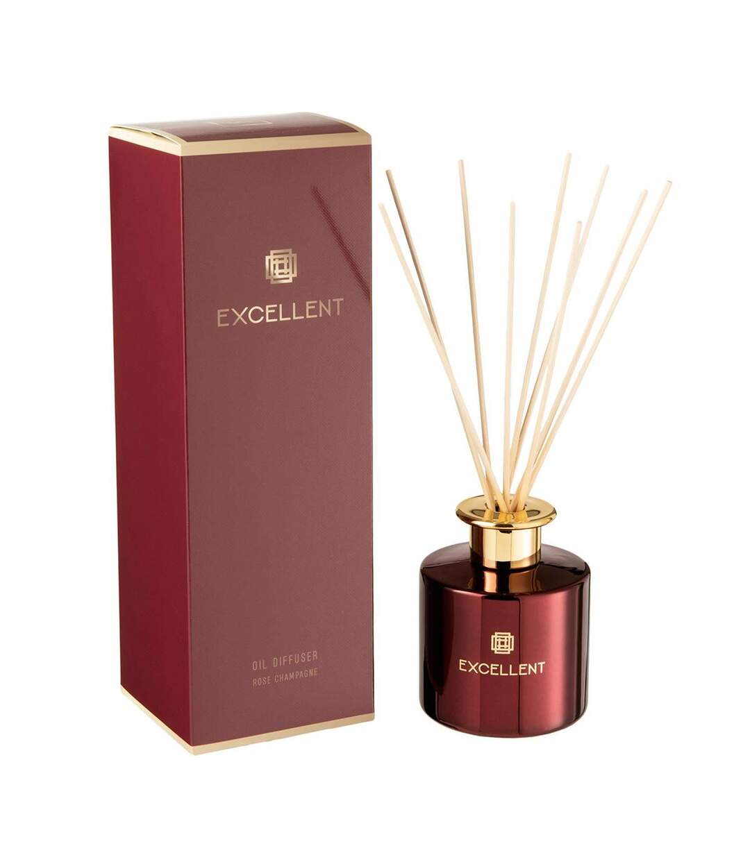 Huile Parfumée Excellent 27cm Rose Champagne Rouge-1