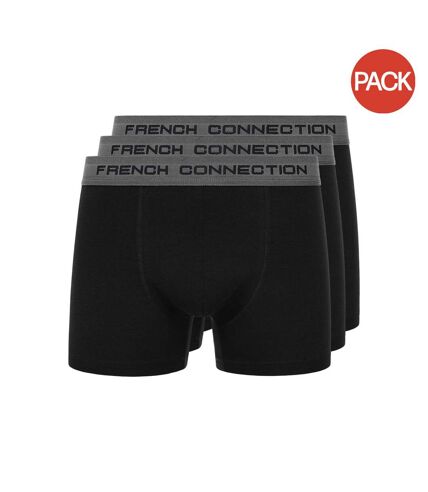 Boxers fc31 homme noir/gris French Connection