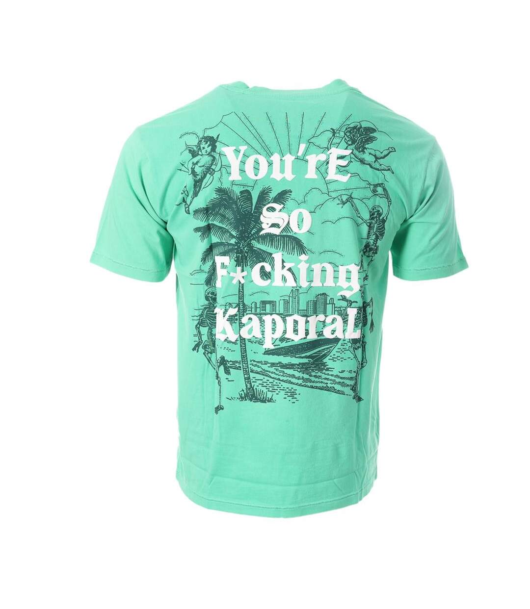 T-Shirt vert homme kaporal torinh25m11 - l-2